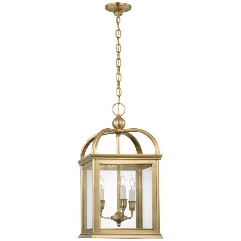 Rhoades 3 - Light Outdoor Hanging Light by Ralph Lauren, Natural Brass
