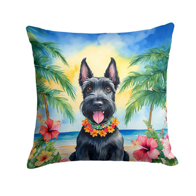 Coussin décoratif Scottish Terrier Luau