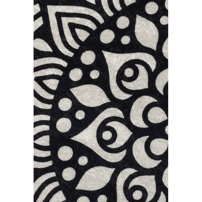 Antibacterial 100% Polyester Area Rug, 39.4 inches Diameter | 10 mm Pile Height, 700 g/m² | Non-Slip Underside, Machine Washable at 86°F | Perfect for Living Room, Bedroom & Kids' Play Area, Easy Care
