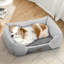 Lit pour chien Cuddler, canapé-lit pour chien avec côtés, fond antidérapant pour petits et moyens chiens, lavable à la machine-1808567331-1808567329