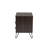 Cotto 2 - Drawer Nightstand in Dark Brown