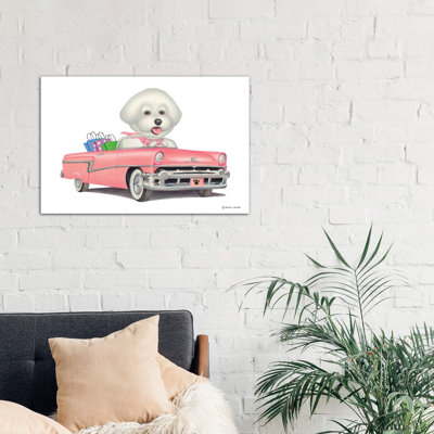 Bichon Frise - Print on Canvas