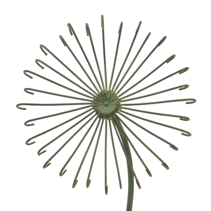 Piquet de jardin marguerite, Petit (9 po x 35 po), Pissenlit