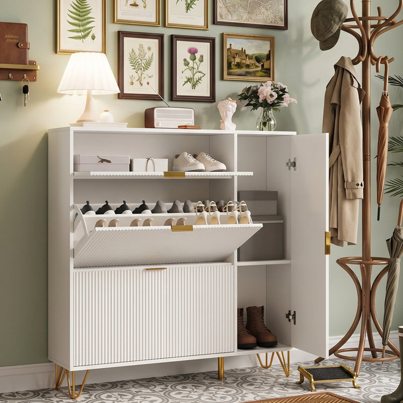 22 Pair Shoe Storage Cabinet