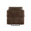 Fauteuil inclinable en cuir brun Aashi AEL Match