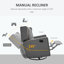 Fauteuil inclinable pivotant