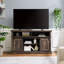 Console multimédia avec armoire de rangement