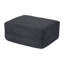 Canapé modulaire de 105 po, canapé modulaire Cloud avec assise profonde, canapé modulaire moderne en L avec méridienne, fauteuils rembourrés pour la chambre à coucher du salon, sans assemblage, (NOIR)