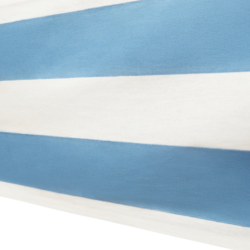 St. Tropez Handmade Striped Tablecloth, 128" L x 71" W, Blue