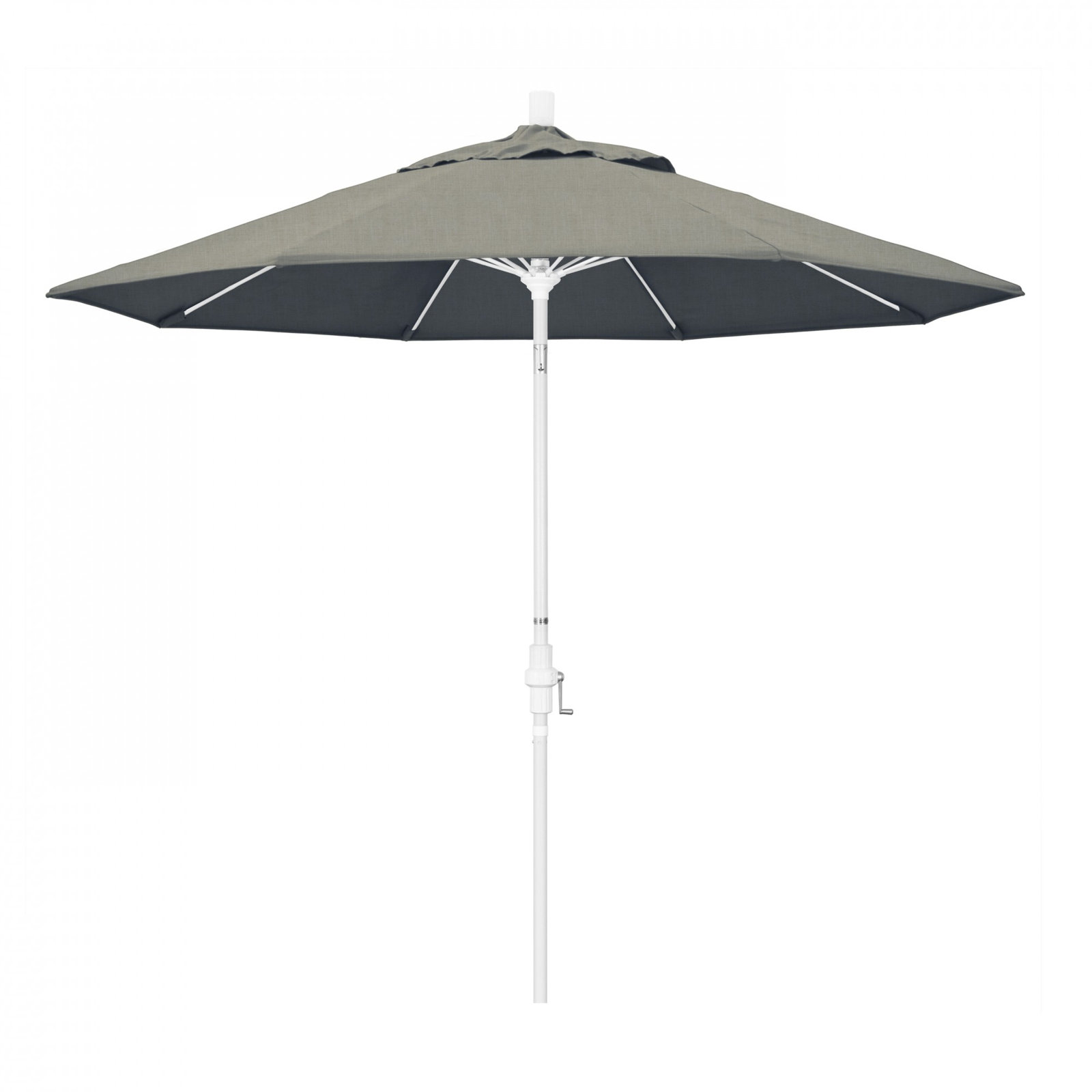 Roverta 108'' Sunbrella® Outdoor Umbrella, Spectrum Dove Sunbrella® Plainweave