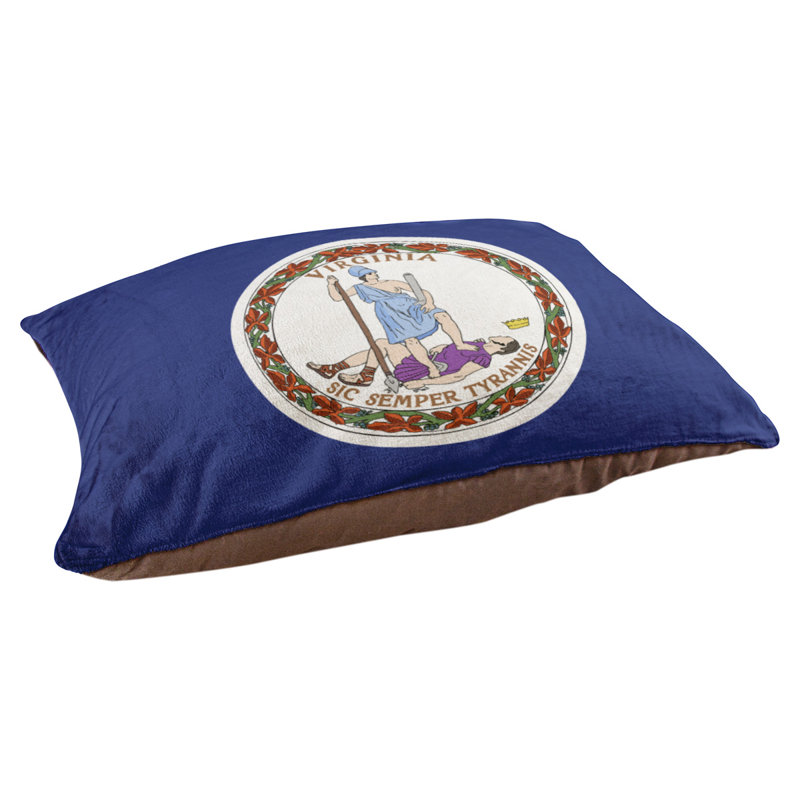 Coussin de créateur de l’indicateur virginie Burien, L 19,5 po x l 29,5 po, Marron foncé