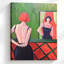 Femme au miroir, art mural sur toile-675726649-675726653