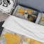 Ensemble de housse de couette Abstract Collages jaune et noir I - Abstract Collages-101240290
