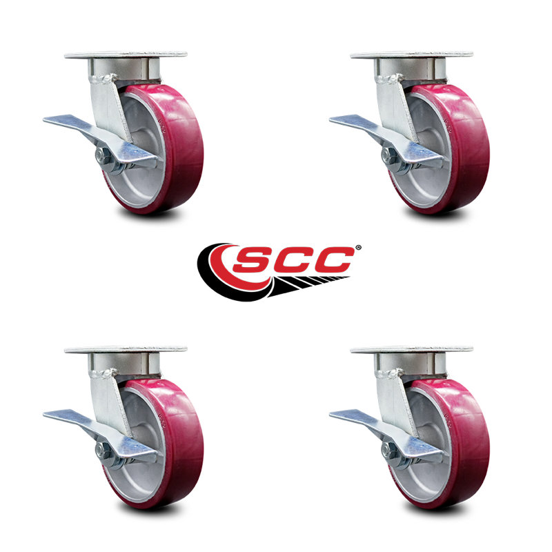 Roulettes pivotantes Kingpinless