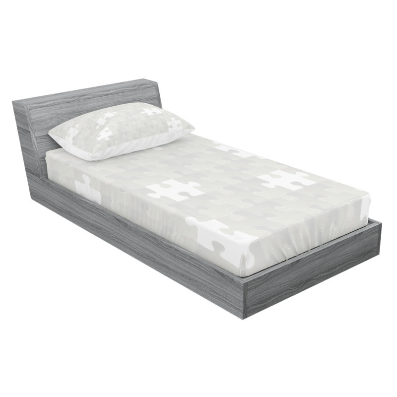Microfiber Sheet Set, Twin Sheet Set with Fitted Sheet