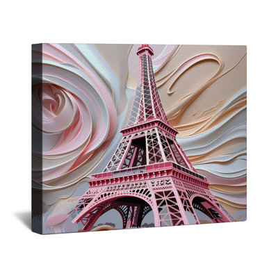 Eiffel Tower Canvas Gallery Wrap - Architecture Wall Decor in Many Sizes