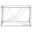 42.25 " W Glass Top Console Table