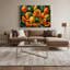 Fruit, papaye brune, art mural sur toile-1831580467