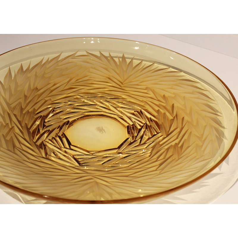 Handmade Crystal Decorative Plate