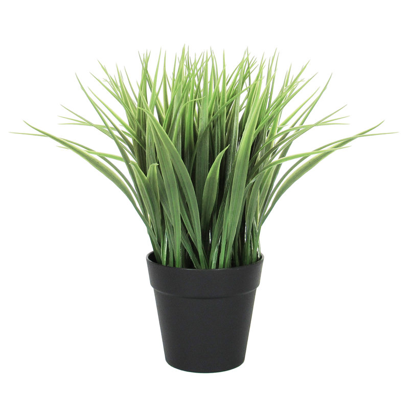 Herbe d'oignon artificielle 6 po en pot
