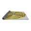 Tapis jaune tissé à la machine-1753459131