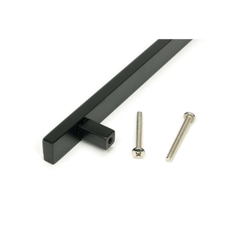 Polished Chrome Scully Pull Handle - Small, 9.6 cm, Matt Black