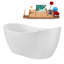 Baignoire autoportante 66 po avec drain interne Streamline-101413011