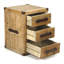 Abott 3 - Drawer Solid Wood Nightstand