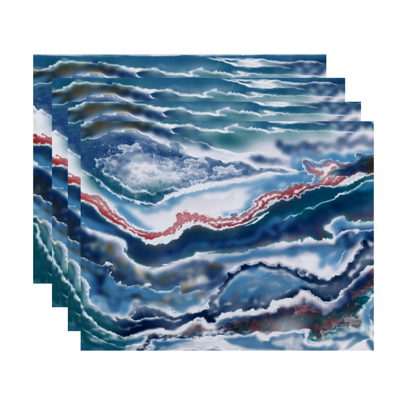 Ensemble de napperons 4 pièces Lolo Remolina, Bleu
