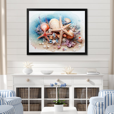 Trésors de la mer sur toile