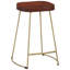 Ensemble de 2 tabourets de bar vidaXL, laiton-2090906864-2090906865