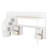 Twin Size Loft Bed With Built-In Desk And Drawer-1080563638