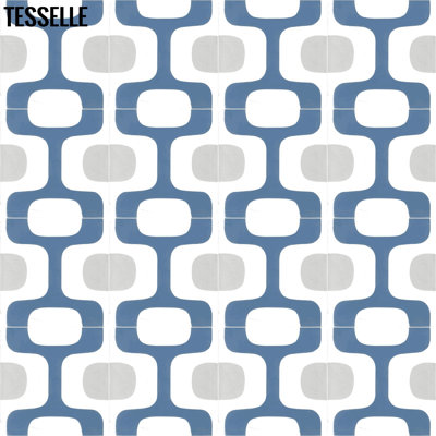 Ipanema 8" x 8" Cement Patterned/Concrete Look Wall & Floor Tile