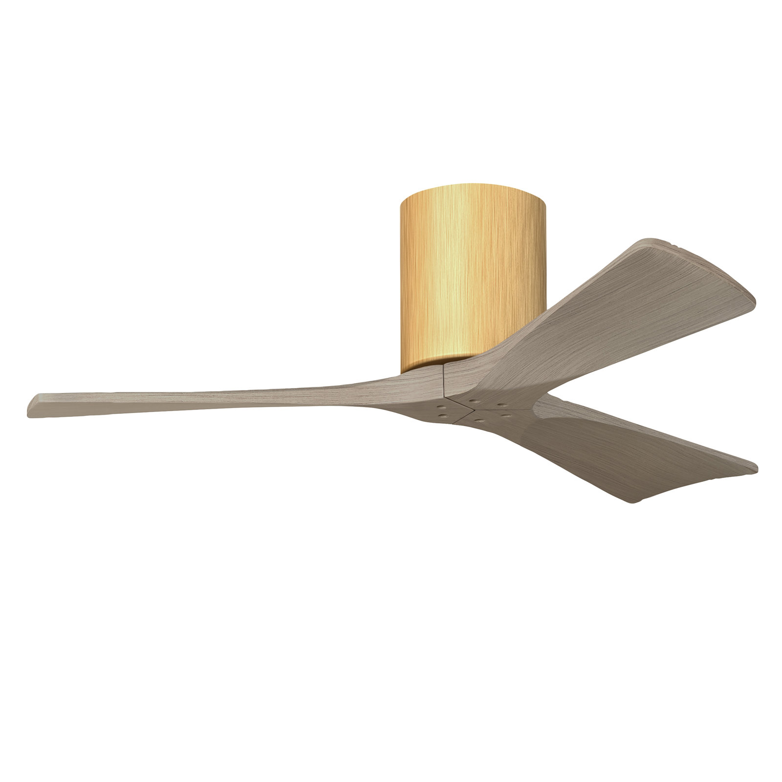 Olivier 3 Blade Ceiling Fan, Light Maple, Gray Ash Tone, 42"