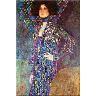 «Portrait of Emily Fidge Print of Peinture», reproduction d'art sur toile tendue