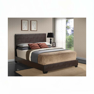 PU Faux Leather Upholstered Bed