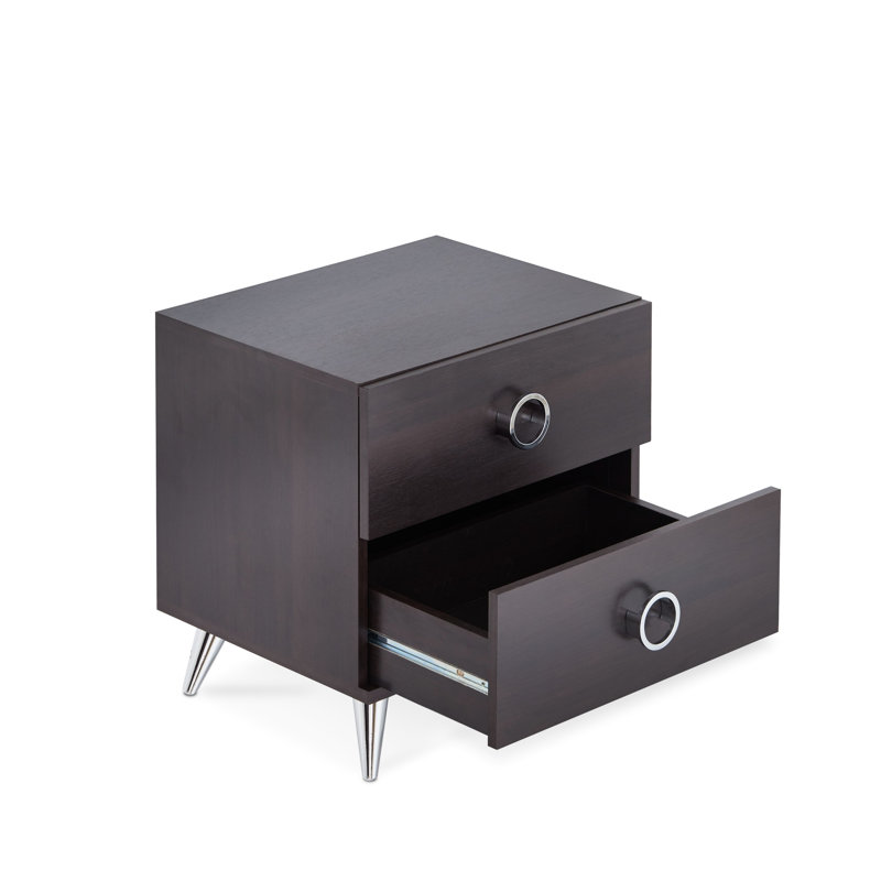 Table d'appoint avec tiroirs pratiques et élégants contemporains
