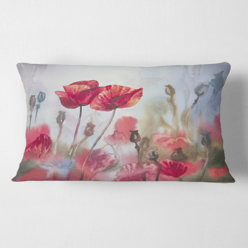 Floral Throw Pillow