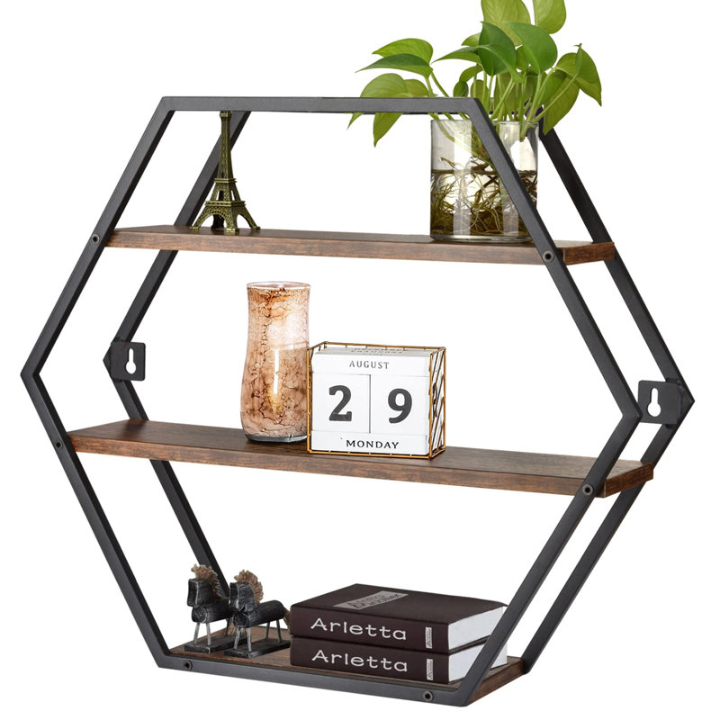 Benni Solid Wood Floating Shelf