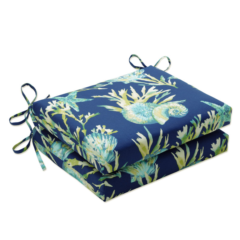 Earleville Outdoor 3'' Dining Chair Cushion, Pacific
