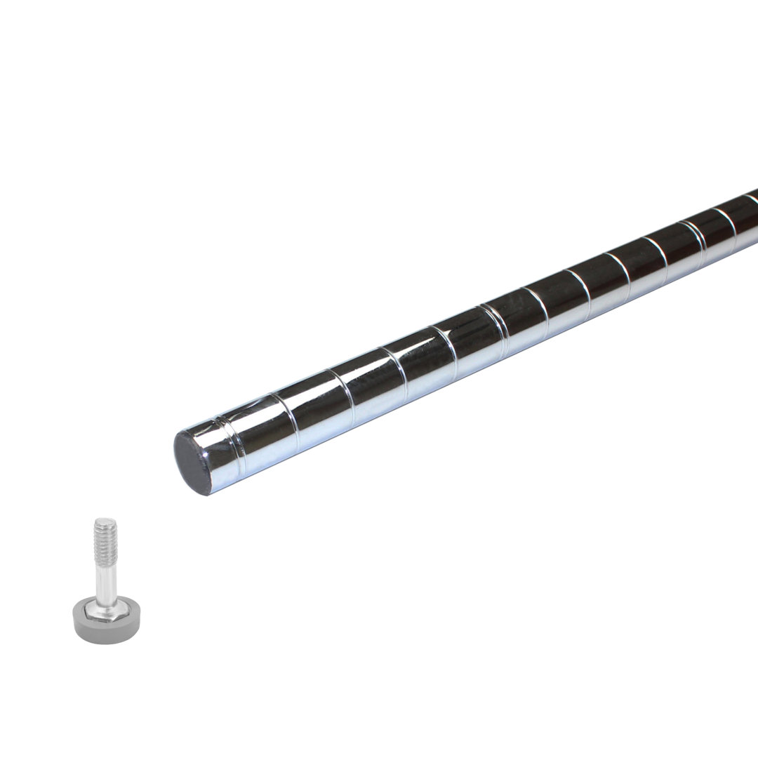 Post with Leveling Foot (Set of 4) Thunder Group Inc. 