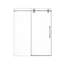 44"-48"W*76" H Frameless Single Sliding Shower Door – 5/16" (8mm) Clear Tempered Glass, Bypass Design with Chrome Finish-129453901