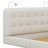 Queen Size Upholstered Platform Bed With 2 Reading Lights-1567861813