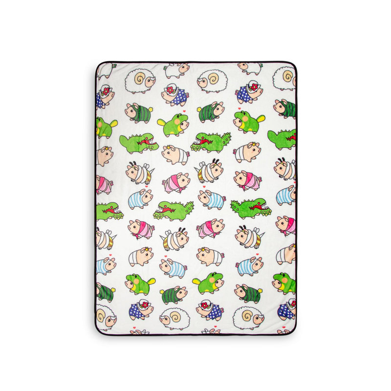 Monster Hunter Poogie Fleece Throw Blanket - Thumbnail 4