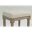 Petit banc rembourré, banc carré rembourré avec repose-pieds rustique, tabourets de coiffeuse pour la chambre à coucher