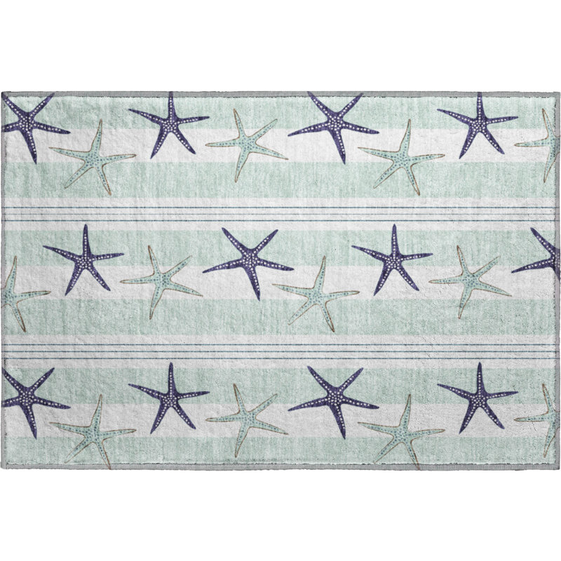 Tapis Cerrito AMF191 lavable à la machine de qualité supérieure, Rectangle 1'8" x 2'6"