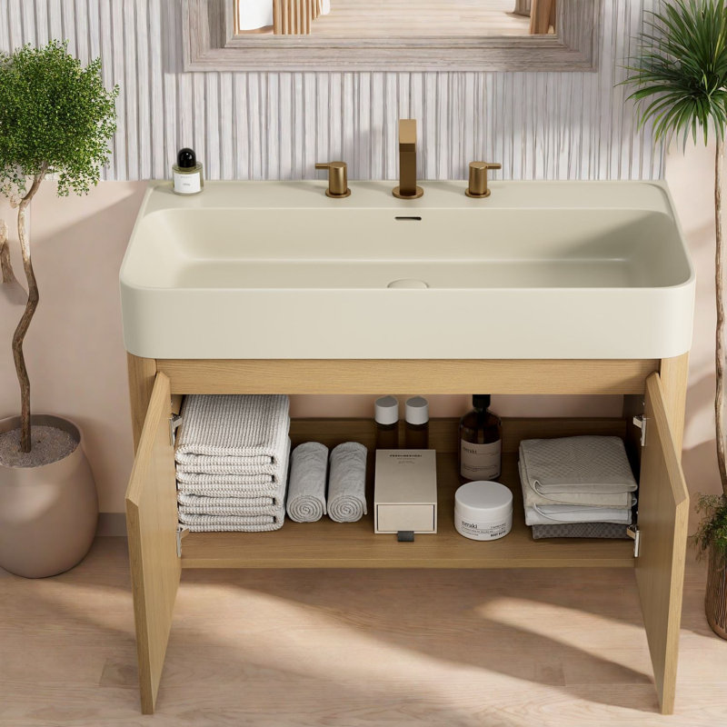 Meuble-lavabo moderne 36 po, 35.43