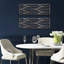 Décoration murale découpée en panneau de bois gris - 2 l 12 po x H 36 po à motif complexe de couleur récupérée et 4 crochets pour l'entrée