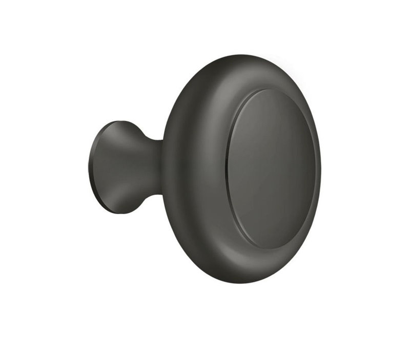 Mushroom Knob, Oil-Rubber Bronze