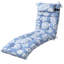 Coussin de dossier de chaise longue d'extérieur 5 po avec appui-tête et attaches-776243226